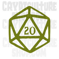 Dungeons and Dragons D&D d20 Vinyl Decal