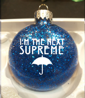 Witch Ornament Christmas Glitter Shatterproof I'm the Next Supreme American Coven Story Witches Witchcraft Scary Horror Free Shipping Merch Massacre