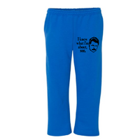 Parks and Rec Sweatpants Pants S-5X Adult Clothes Ron Swanson Quote I Know What I'm About Son Pawnee Harvest Festival Free Shipping Merch Massacre