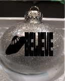 Paranormal Ornament Glitter Christmas Shatterproof UFO Believe Unidentified Flying Objects Cryptid Alien Aliens Sci Fi Free Shipping Merch Massacre