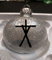 Blair Witch Project Ornament Glitter Christmas Shatterproof Disc Cross Witches Witchcraft Horror Scary Funny Halloween Free Shipping Merch Massacre