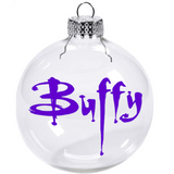 Buffy the Vampire Slayer Ornament Christmas Shatterproof Disc Literally Dead Hellmouth Horror TV Scary Funny Halloween Free Shipping Merch Massacre