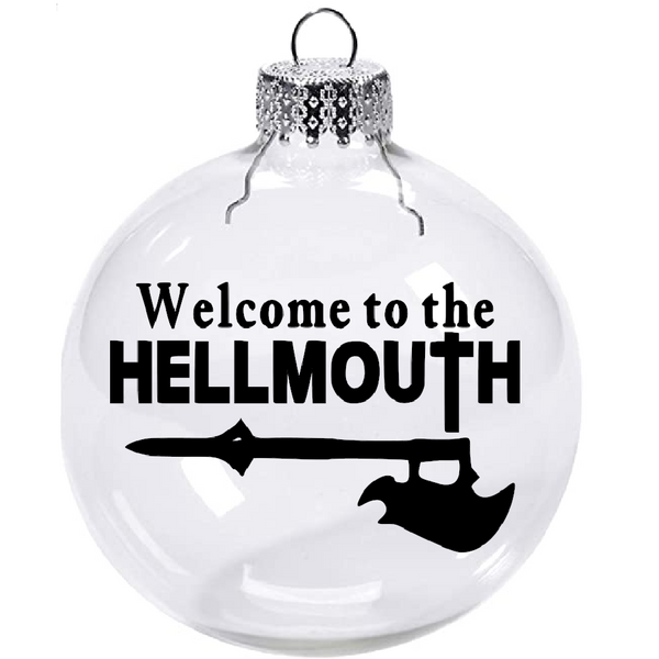 Buffy the Vampire Slayer Ornament Christmas Shatterproof Disc Welcome to Hellmouth Hush Horror TV Scary Funny Halloween Free Shipping Merch Massacre