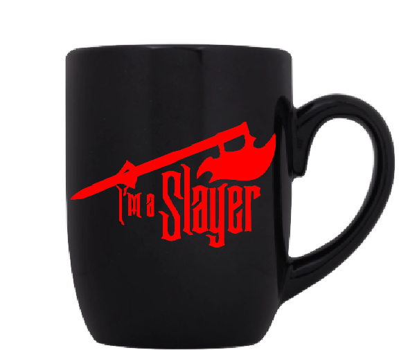 Buffy the Vampire Slayer Mug Coffee Cup Black Slay Horror Free Shipping Merch Massacre