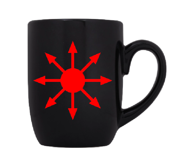 Chaos Magic Mug Coffee Cup Black Magick Wicca Witch Witchcraft Satan Horror Free Shipping Merch Massacre