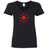 Chaos Magick Ladies V Neck T Shirt Adult S-3X Success Magic Witch Witches Witchcraft Wicca Wiccan Pentagram Horror Free Shipping Merch Massacre