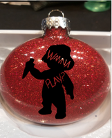 Child's Play Ornament Glitter Christmas Shatterproof Chucky Tiffany Wanna Play? Serial Killer Doll Horror Scary Halloween Free Shipping Merch Massacre