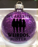 Craft Ornament Glitter Christmas Shatterproof We Are The Weirdos Mister Nancy Witch Witchcraft Wicca Horror Halloween Free Shipping Merch Massacre