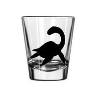 Paranormal Shot Glass Loch Ness Monster Believe Enthusiast Believe Cryptid Cryptozoology Supernatural Nessie Halloween Free Shipping Merch Massacre