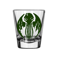 Lovecraft Cthulhu Shot Glass Cthulu H.P. Supernatural Horror Elder Sign Sci Fi Halloween Free Shipping Merch Massacre