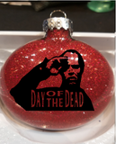 Day of the Dead Ornament Glitter Christmas Shatterproof Disc Bub Zombie Zombies Dawn Night Living Undead Horror Halloween Free Shipping Merch Massacre