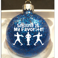 Elf Ornament Glitter Christmas Shatterproof Disc Buddy Smiling Is My Favorite He's an Angry  Holiday Movie Funny Comedy Free Shipping Merch Massacre
