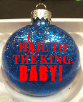 Evil Dead Ornament Glitter Christmas Shatterproof Hail to the King Baby Ash Williams Army of Darkness Horror Halloween Free Shipping Merch Massacre
