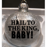 Evil Dead Ornament Glitter Christmas Shatterproof Hail to the King Baby Ash Williams Army of Darkness Horror Halloween Free Shipping Merch Massacre