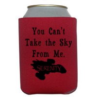 Firefly Can Cooler Sleeve Bottle Holder Take the Sky Serenity Free Shipping Merch Massacre