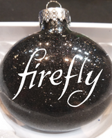 Firefly Ornament Glitter Christmas Shatterproof Disc Serenity Space Ship Western Sci Fi Science Fiction Western Halloween Free Shipping Merch Massacre