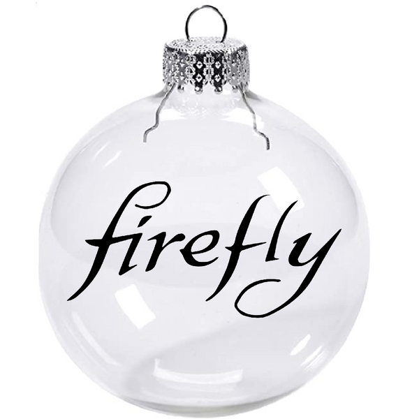 Firefly Ornament Christmas Shatterproof Disc Serenity Space Ship Western Sci Fi Science Fiction Western Spaceship Shiny Free Shipping Merch Massacre