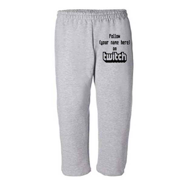 Gamer Sweatpants Pants S-5X Adult Clothes Twitch Custom Follow Streamer Steaming Personalized Video Game Online Gaming Free Shipping Merch Massacre
