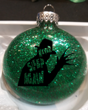 Nightmare on Elm Street Ornament Glitter Christmas Shatterproof Freddy Krueger Slasher Dream Warriors Horror Halloween Free Shipping Merch Massacre
