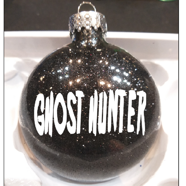 Paranormal Ornament Glitter Christmas Shatterproof Ghost Hunter Spirit Hunting Investigator Supernatural Sci Fi Horror Free Shipping Merch Massacre