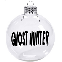 Paranormal Ornament Christmas Shatterproof Disc Ghost Hunter Spirit Hunting Investigator Supernatural Sci Fi Horror Scary Free Shipping Merch Massacre