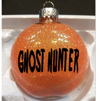 Paranormal Ornament Glitter Christmas Shatterproof Ghost Hunter Spirit Hunting Investigator Supernatural Sci Fi Horror Free Shipping Merch Massacre
