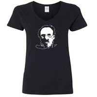 Hannibal Lecter Ladies V Neck T Shirt Adult S-3X Silence of the Lambs Cannibal Red Dragon Manhunter Psycho Doctor Horror Free Shipping Merch Massacre