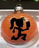 ICP Ornament Glitter Christmas Shatterproof Disc Hatchetgirl Juggalo Juggalette Insane Hatchetman Clown Posse Horror Halloween Shipping Merch Massacre