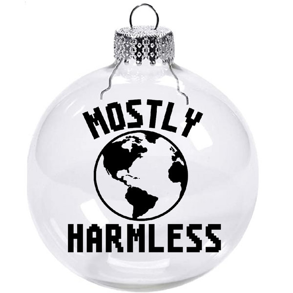 Hitchhiker's Guide to the Galaxy Ornament Christmas Shatterproof Mostly Harmless Don't Panic Sci Fi Science Fiction Scifi Free Shipping Merch Massacre