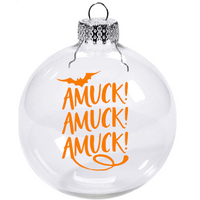 Hocus Pocus Ornament Christmas Shatterproof Amuck! I Put a Spell on You Salem Witch Sanderson Sisters It's Just a Bunch Scary Shipping Merch Massacre