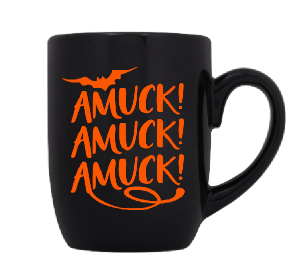 Hocus Pocus Mug Coffee Cup Black Amuck It's Just a Bunch of I Put a Spell on You Sanderson Sisters Horror Halloween Free Shipping Merch Massacre