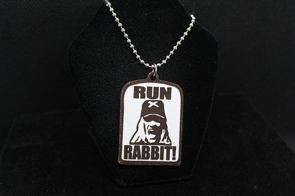 Otis Run Rabbit Keychain Charm Zipper Pull Jewelry Horror Merch Massacre