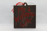 Exorcist 3 Wonderfull Life Wood Christmas Holiday Ornament Horror Halloween Pop Culture