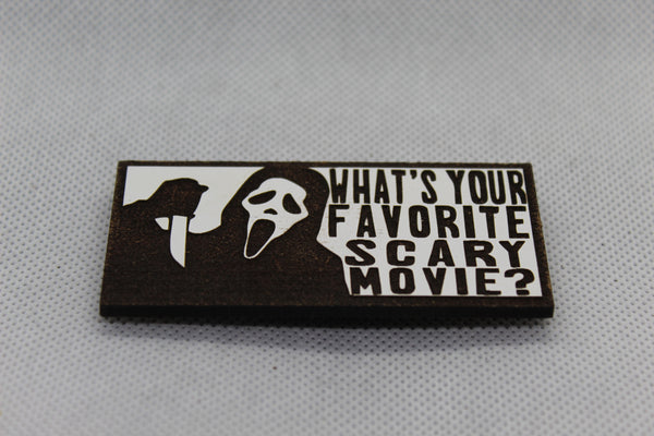 Scream Favorite Scary Movie Magnet Pop Culture Halloween Horror