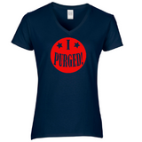 Purge Ladies V Neck T Shirt Adult S-3X I Purged American NFFA All Crimes Are Legal Skull Voted Parody Funny Horror Free Shipping Merch Massacre