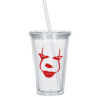 It Tumbler Cup Pennywise You'll Float Too Balloon Dancing Clown Monster Derry Maine Losers Club Horror Slasher Halloween Free Shipping Merch Massacre