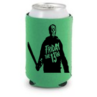 Friday the 13th Jason Vorhees Can Cooler Sleeve Bottle Holder Free Shipping Merch Massacre