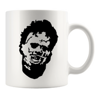 Texas Chainsaw Massacre Mug Coffee Cup White Leatherface Slasher Killer Horror Halloween Free Shipping Merch Massacre