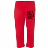 Buffy the Vampire Slayer Unisex Sweatpants Pants S-5X Adult Clothes Hush Hellmouth Willow Xander Grr Argh Halloween Free Shipping Merch Massacre