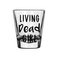 Living Dead Girl Shot Glass Classic Horror Zombie Zombies Undead Movie Science Fiction Sci Fi Funny Nerd Geek Halloween Free Shipping Merch Massacre