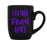 Living Dead Girl Mug Coffee Cup Black Zombie Undead Ghoul Killer Slasher Classic Horror Movies Sci Fi Funny LOL Halloween Free Shipping Merch Massacre