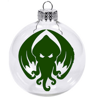 Lovecraft Ornament Christmas Shatterproof Disc Cthulhu Elder Sign Call Necronomicon Miskatonic University Eldritch Horror Shipping Merch Massacre