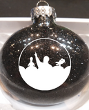 MST3K Ornament Glitter Christmas Shatterproof Mystery Science Theater 3000 Bonehead Crow Servo Sci Fi Science Fiction Horror Shipping Merch Massacre