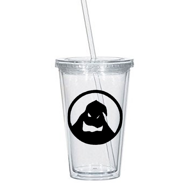 Nightmare Before Christmas Tumbler Cup Oogie Boogie Jack Skellington Sally Simply Meant to Be Zero Funny LOL Halloween Free Shipping Merch Massacre