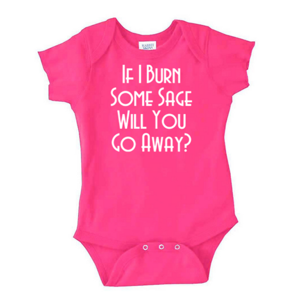 Witch Burn Sage Baby Infant Youth Bodysuit Romper NB-24 Months Horror Free Shipping Merch Massacre