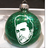 Schitt's Creek Ornament Glitter Christmas Shatterproof Disc David Rose Johnny Moira Alexis Funny TV Show Comedy LOL Free Shipping Merch Massacre