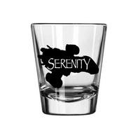 Firefly Shot Glass Serenity Western Horror Sci Fi Free Shipping Merch Massacre