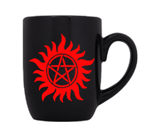 Supernatural Mug Coffee Cup Black Ass Butt Castiel Devil's Trap Winchester Brothers Paranormal Horror Sci Fi Free Shipping Merch Massacre