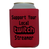 Twitch Support Streamer Can Cooler Sleeve Bottle Holder Video Gamer Horror Free Shipping Merch Massacre