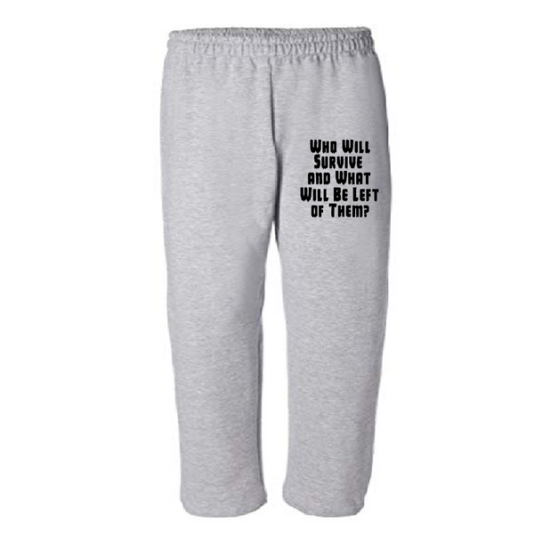 Texas Chainsaw Massacre Sweatpants Pants S-5X Adult Clothes Who Will Survive What Will Be Left Them? Serial Killer Horror Free Shipping Merch Massacre